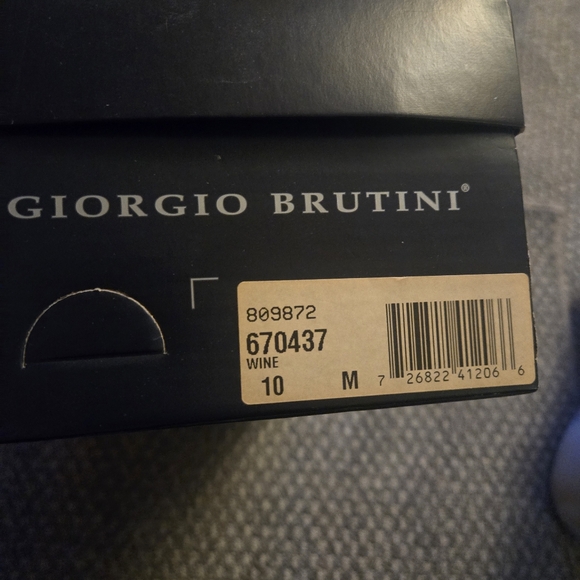 MENS GIORGIO BRUTINI DRESS SHOES Size 10M - Picture 3 of 5